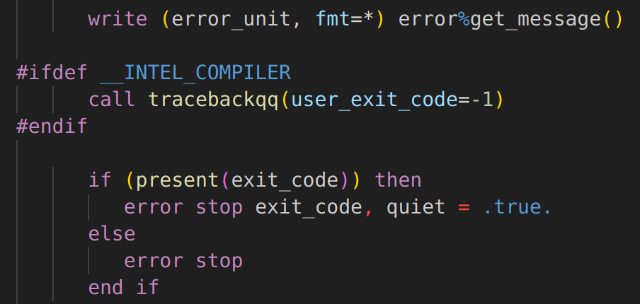image from Fortran - Errors and error handling - Part 7 - Fatal errors